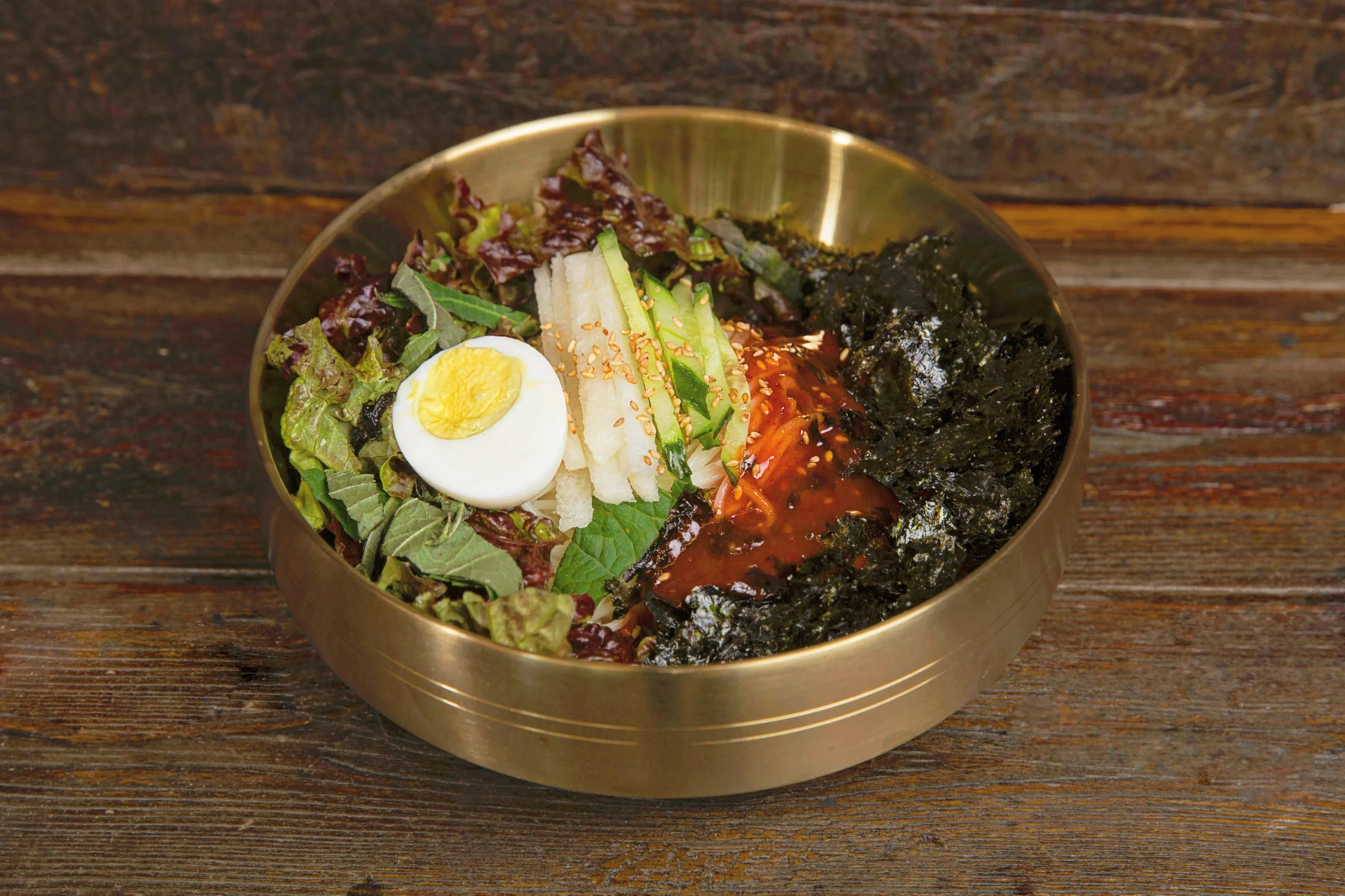 Spicy mixed noodles at Old Mansion Seomyeon Jeonpo