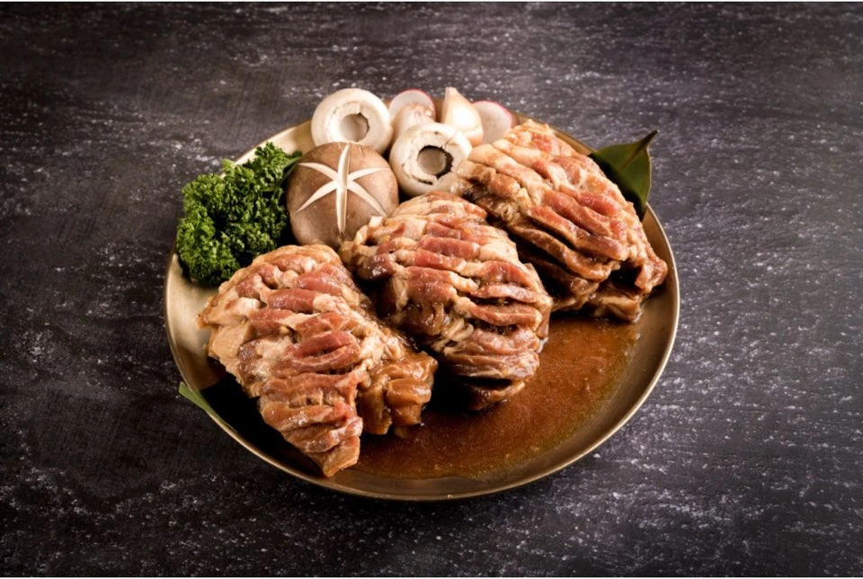 Marinated pork at Wangbijib Myeongdong Central